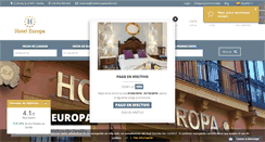 Desktop Screenshot of hoteleuropasevilla.com
